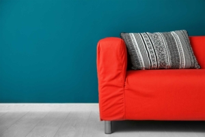 Red couch